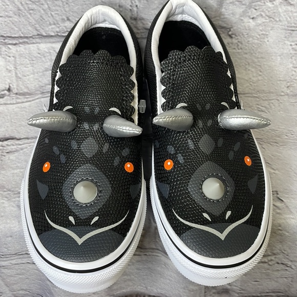NWOT Vans Triceratops Slip-On - Size 2.5 Kids - Picture 7 of 14